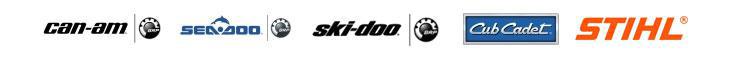 We carry products from Can-Am, Sea-Doo, Ski-Doo, Cub Cadet, and STIHL.
