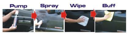 Pump - Spray - Wipe - Buff