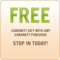 Free Carhartt Gift with any Carhartt purchase!