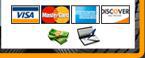 Visa, MasterCard, American Express, Discover, Cash, Check