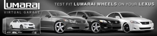Lumarai Lexus Wheels Configurator