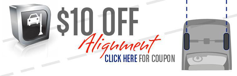 Click here to save $10 on your next alignment.