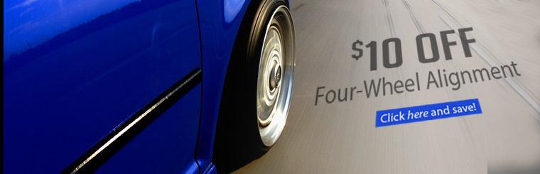 Click here to take $10 off a four-wheel alignment.