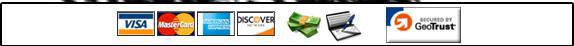 We accept Visa, MasterCard, American Express, Discover, cash, and checks.