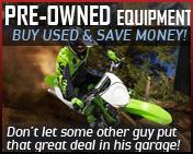 Pre-Owned Equipment: Buy used and save money! Don't let some other guy put that great deal in his garage!