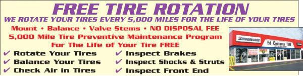 Free Tire Rotation