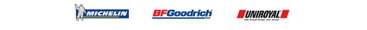 We carry top brand tires from Michelin, BFGoodrich, Uniroyal, Hankook, and Cooper.