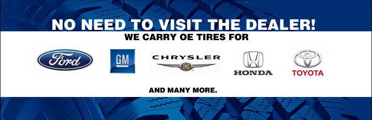 Click here to learn more about our OE tires.