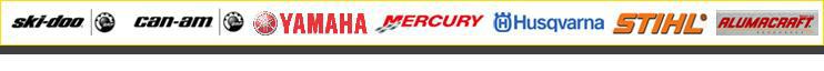 Brands we carry: Ski-Doo, Can-Am, Yamaha, Mercury, Husqvarna, Stihl, and Alumacraft.