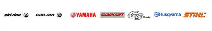 We proudly feature products from Ski-Doo, Can-Am, Yamaha, Alumacraft, G3, Husqvarna, and STIHL.