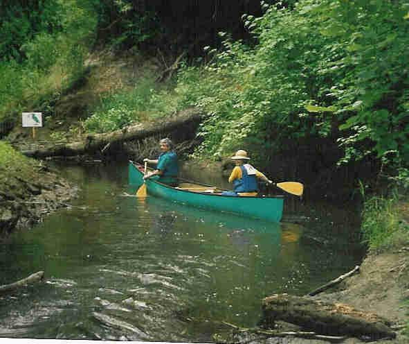 Earl & Joann in a Canoe