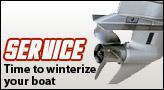 Service: Time to winterize your boat.