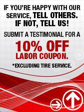 If your happy with our service, tell others.