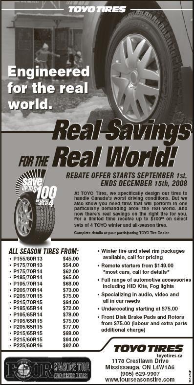 Toronto Star Ad - Four Seasons Tire