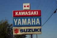 We proudly sell Honda, Kawasaki, Yamaha, and Suzuki products.