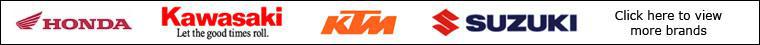 We carry products from Honda, Kawasaki, KTM, Suzuki and many more. Click here to view more brands.