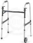 Invacare 6291 Walker shown with and without wheels