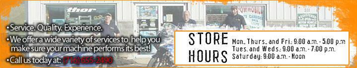 Service. Quality. Experience. We offer a wide variety of services to help you make sure your machine performs its best! Call us today at: (716) 655-2490.