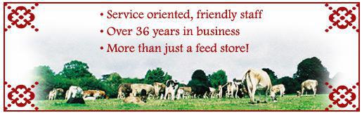 Service oriented, friendly staff. Over 36 years in business. More than just a feed store!