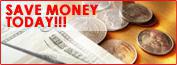 Save money today!!!