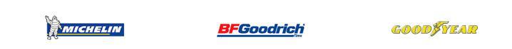 We carry products from Michelin, BFGoodrich, and Goodyear.