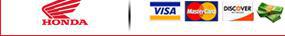 We carry Suzuki, E-Ton, Lifan, and Honda products. We accept Visa, MasterCard, Discover, and cash.