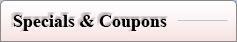 Specials and Coupons
