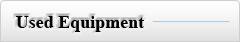 Used Equipment