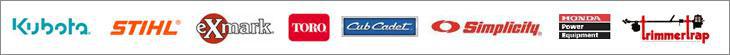 We carry products from Kubota, STIHL, eXmark, Toro, Cub Cadet, Simplicity, Honda Power Equipment, and TrimmerTrap.