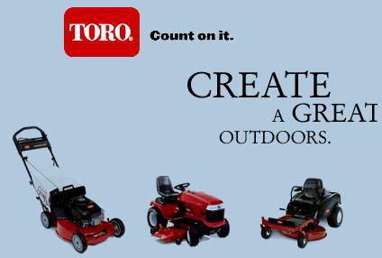 Toro - Count on it. Create a Great Outdoors.