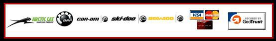 We carry Arctic Cat, BRP, Can-Am, Sea-Doo, and Ski-Doo products.