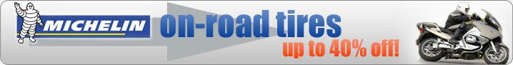 Michelin on-road tires up to 40% off!