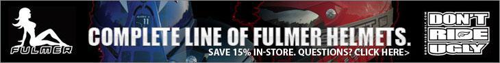 Complete Line of Fulmer Helmets. Save 15% In-store. Questions? Click here