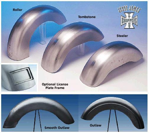 Custom Rear Fenders by Jesse James