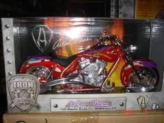 Orange Arlen Ness Diecast Bike