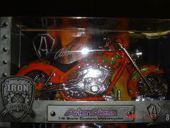 Red Arlen Ness Diecast Bike