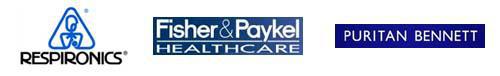 We also carry products from Respironics, Fisher & Paykel Healthcare, and Puritan Bennett.
