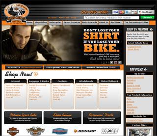 Screenshot of Harley-Davidson® of Sacramento