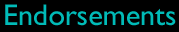 Endorsements