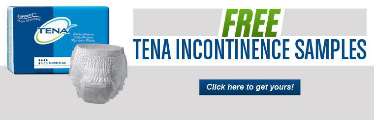 Click here to receive free Tena incontinence samples.