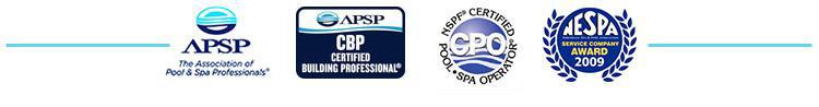 APSP, Certified Pool Operator, Nespa, and CBP