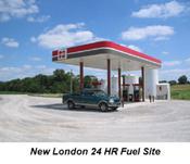 New London 24 hour fuel site