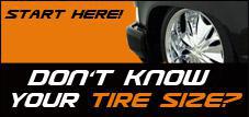 Don't know your tire size? Start here!