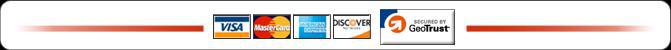 We carry Visa, MasterCard, American Express, and Discover.