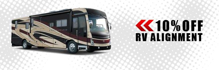 Take 10% off your next RV alignment.