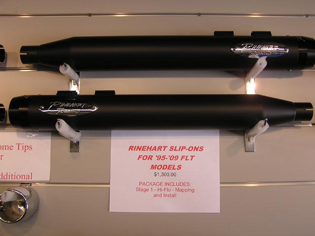 Rinehart Slip-ons for '95-'09 FLT Models