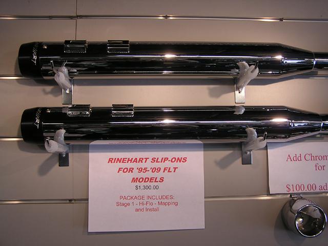 Rinehart Slip-ons for '95-'09 FLT Models