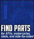 Find parts for ATVs, motorcycles, sleds, and side-by-sides!