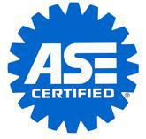Our technicians are ASE Certified.