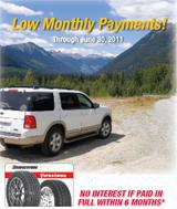 Low Month Payments! Through June 30, 2011